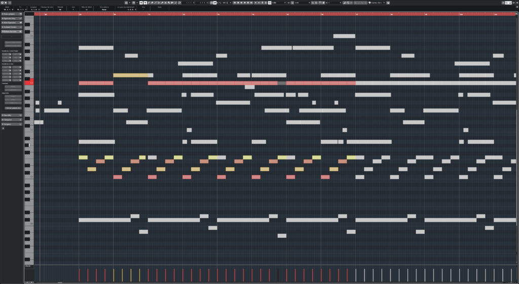 Programmation dans l'éditeur Midi