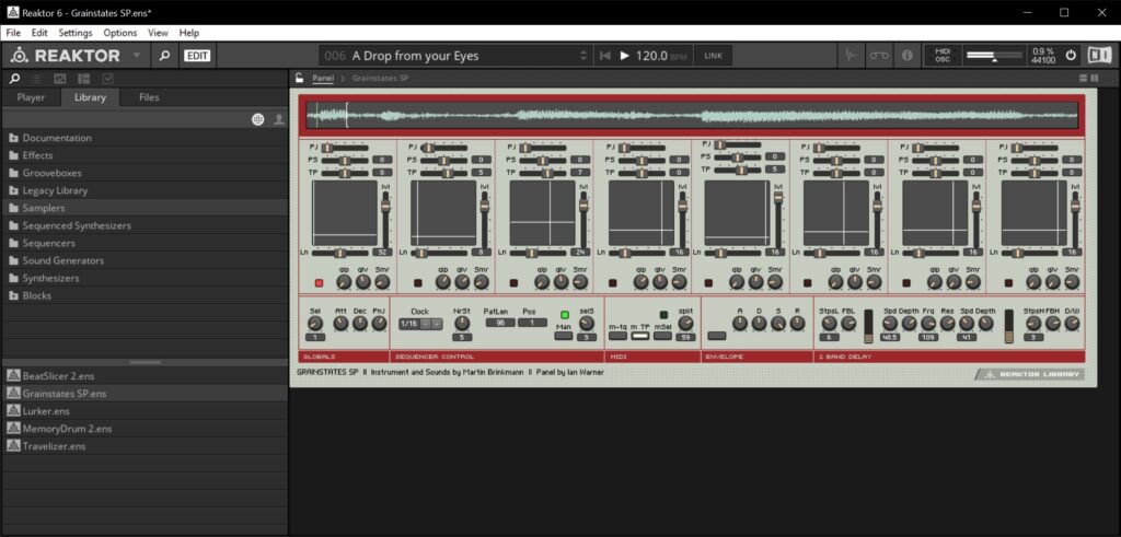 Native Instruments Reaktor 6 GrainState