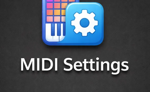 Icône Windows MIDI Settings — application de gestion MIDI sous Windows 11